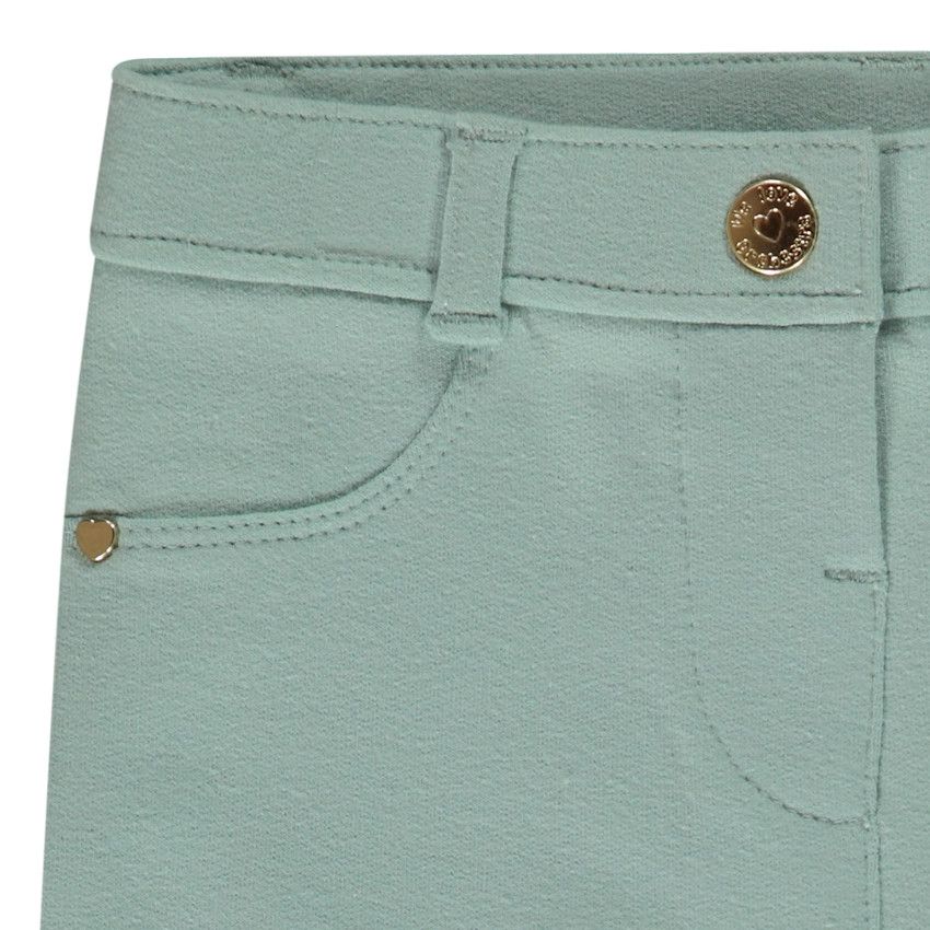 Jegging uni pour bébé fille - Vert