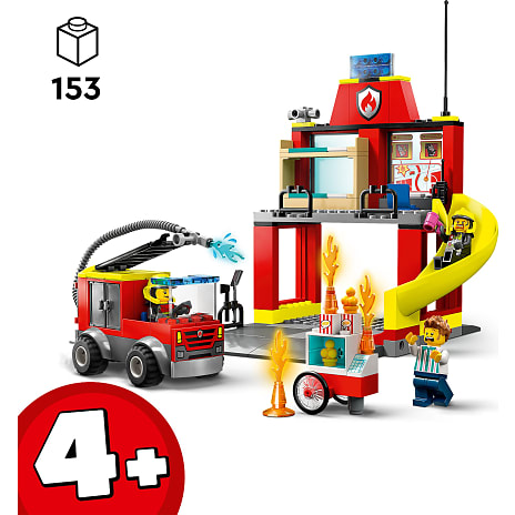LEGO City 60375 Brandstation og brandbil