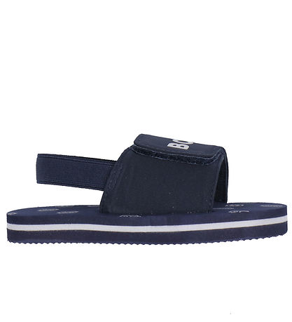 BOSS Badesandalen - Navy/Weiß