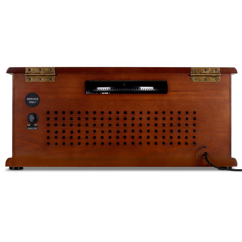 Belle Epoque 1908 Retro-Stereoanlage Bluetooth USB CD MP3 Braun