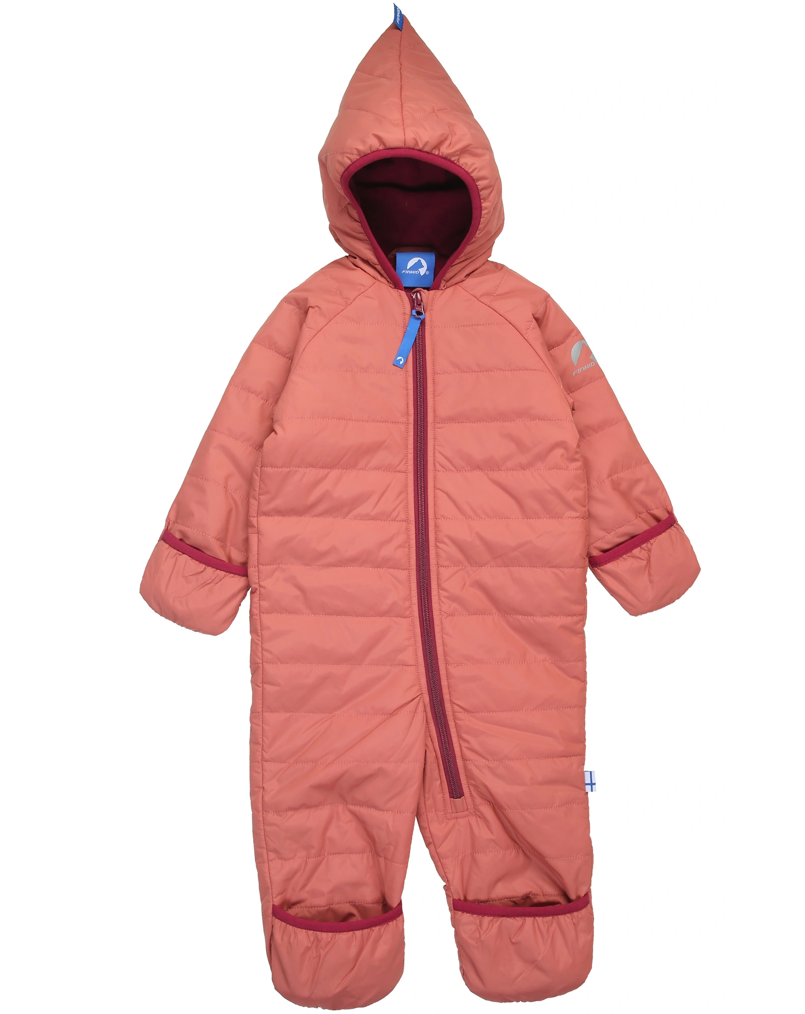 Stepp-Overall PIKKU VANU in rose/beet red