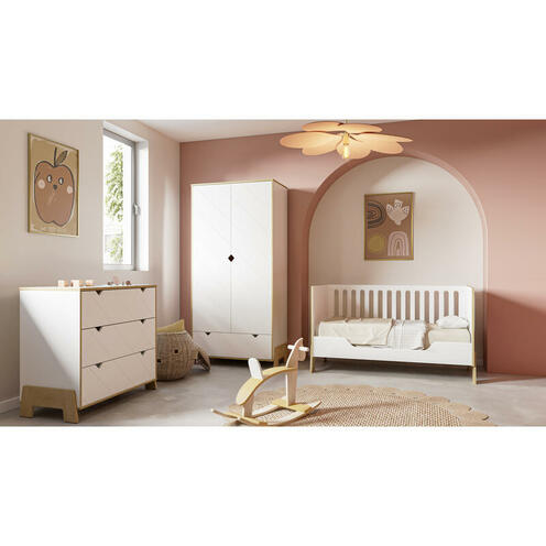 Armoire 2 portes + 1 tiroir ALBIZIA - CBA Meubles