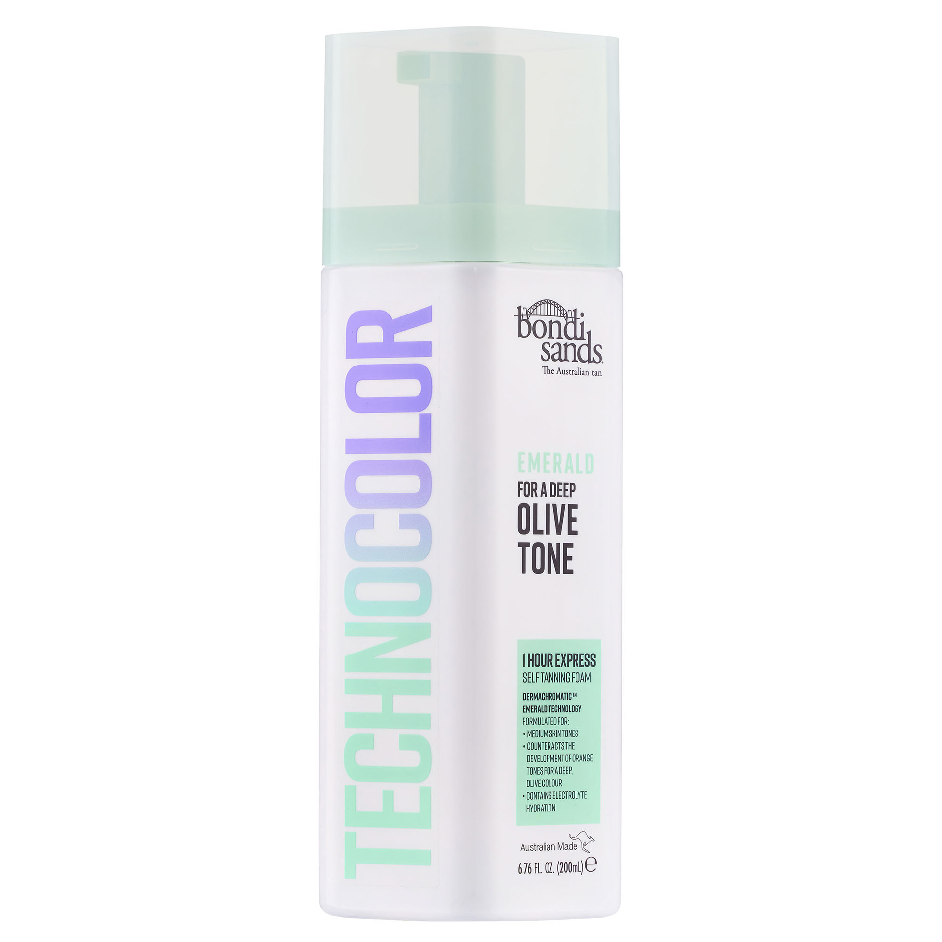 Technocolor 1H Express Self Tanning Foam Emerald