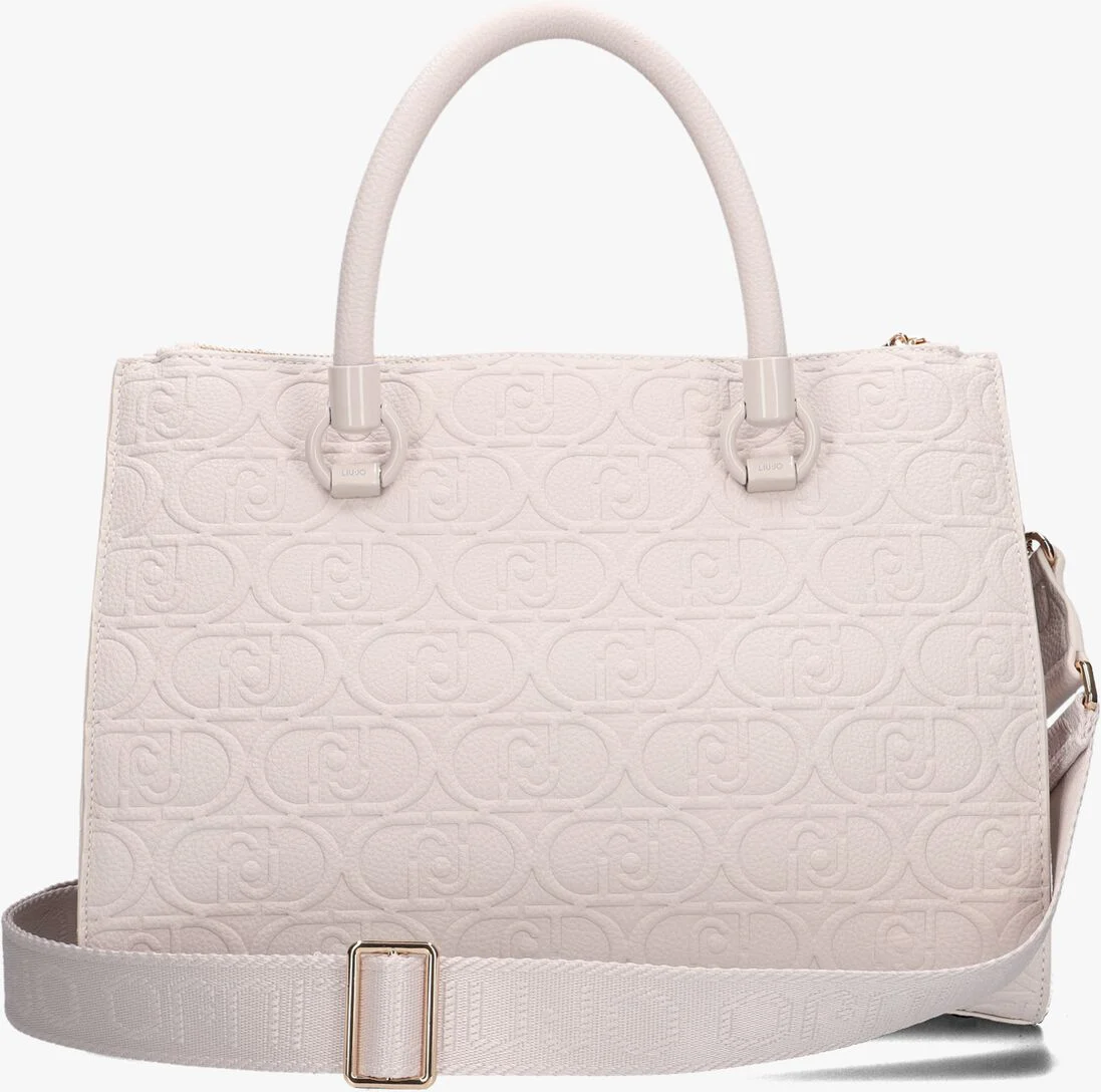 LIU JO beige liu jo handtas ecs m satchel double zip