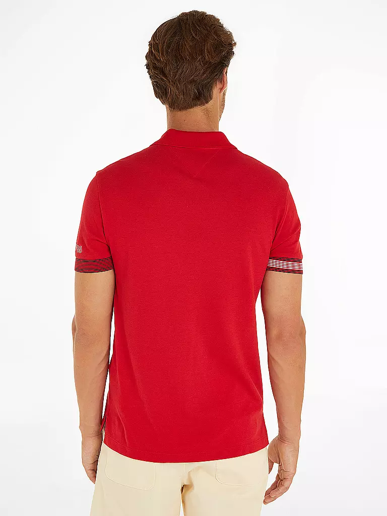 TOMMY HILFIGER Poloshirt  rot