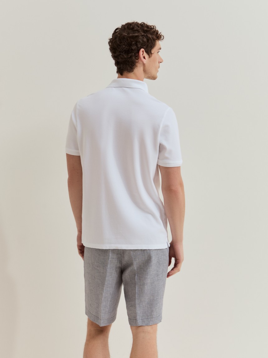 Polo piqué regular fit de algodão