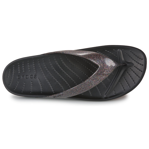 Crocs - Crocs Splash Glitter Flip - Noir