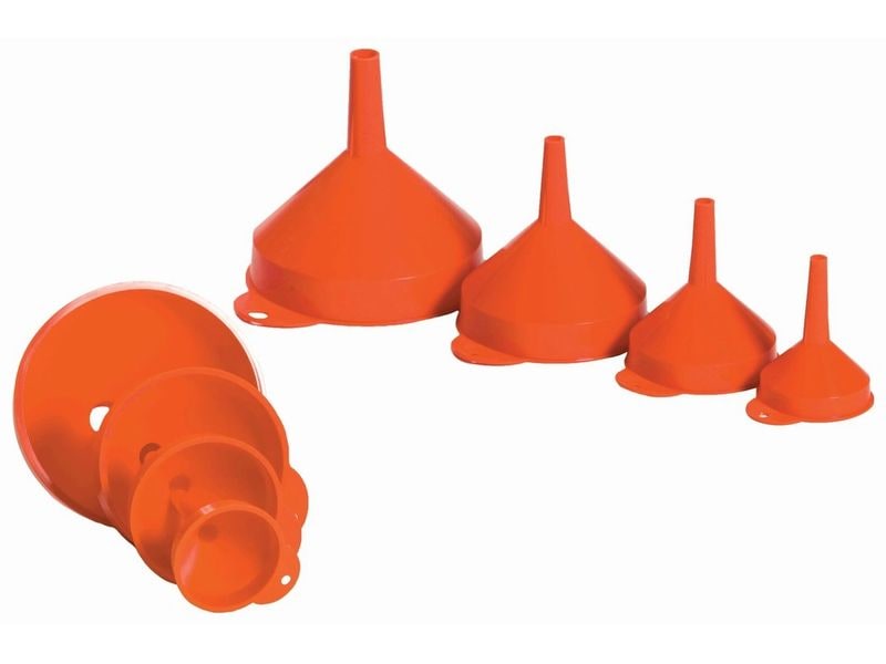 TopLine Trichter 4er-Set, 50/70/90/115 mm, HDPE Praktische Eingiesshilfen in vier Grössen