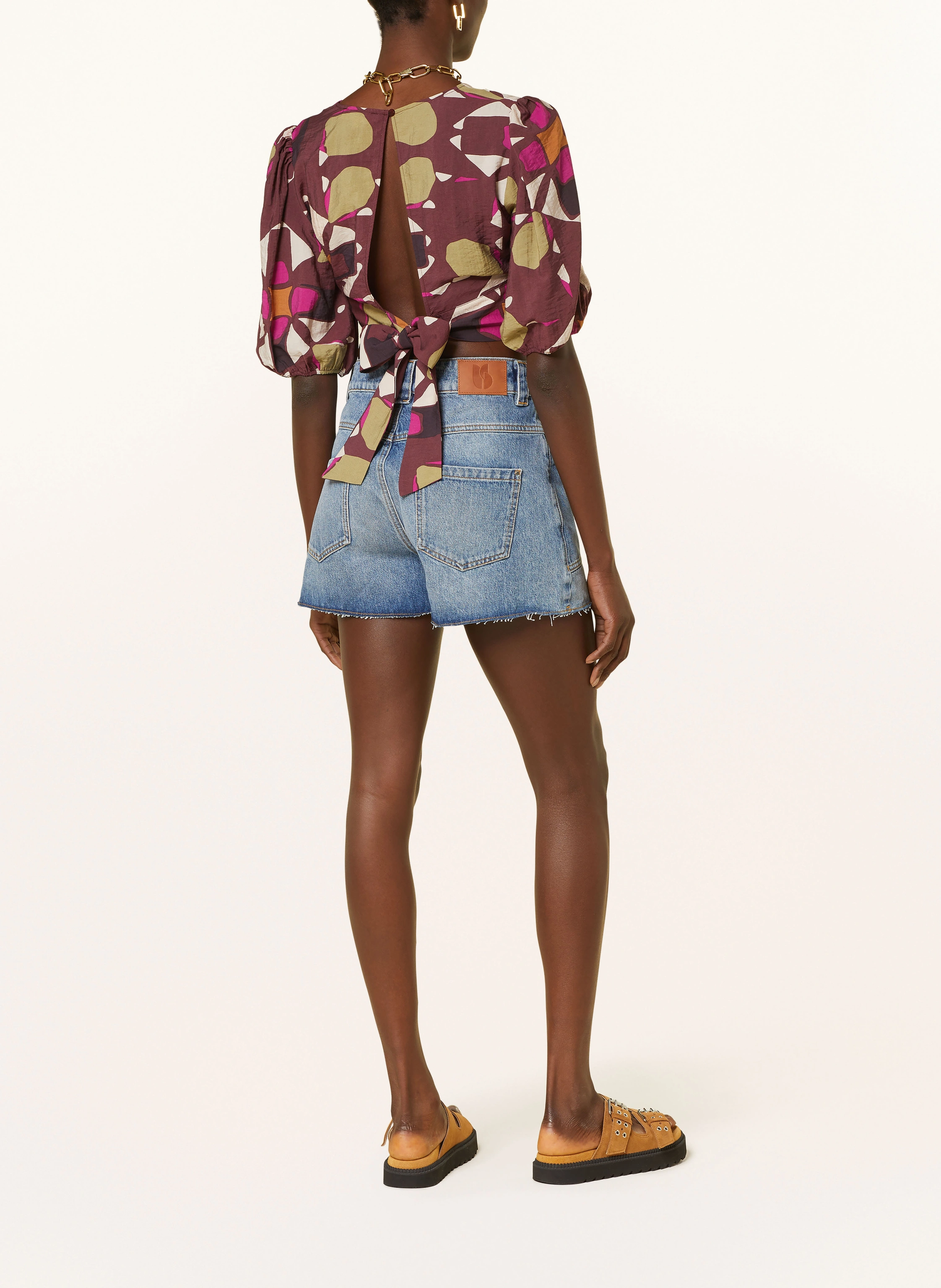 ba&sh Cropped-Blusenshirt AYMAR