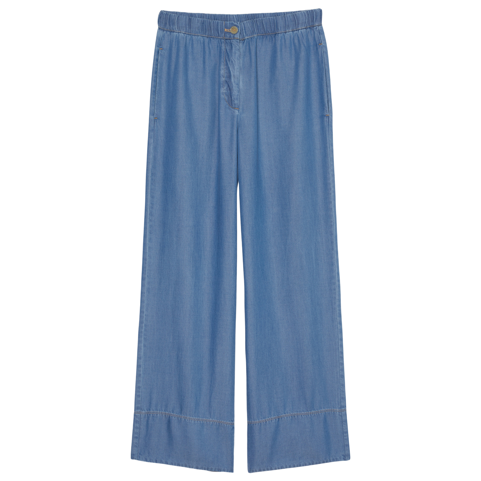 Pantalon large| Bleu