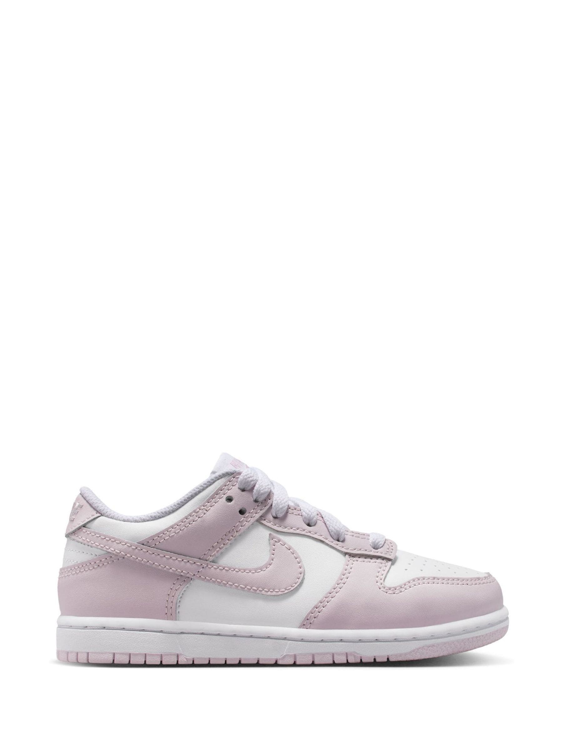 Witte lichte violette - Nike Junior Dunk Low sportschoenen