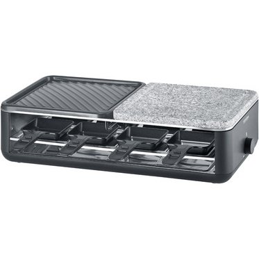 Raclette-gril RG 2366, pierre et plaque de cuisson