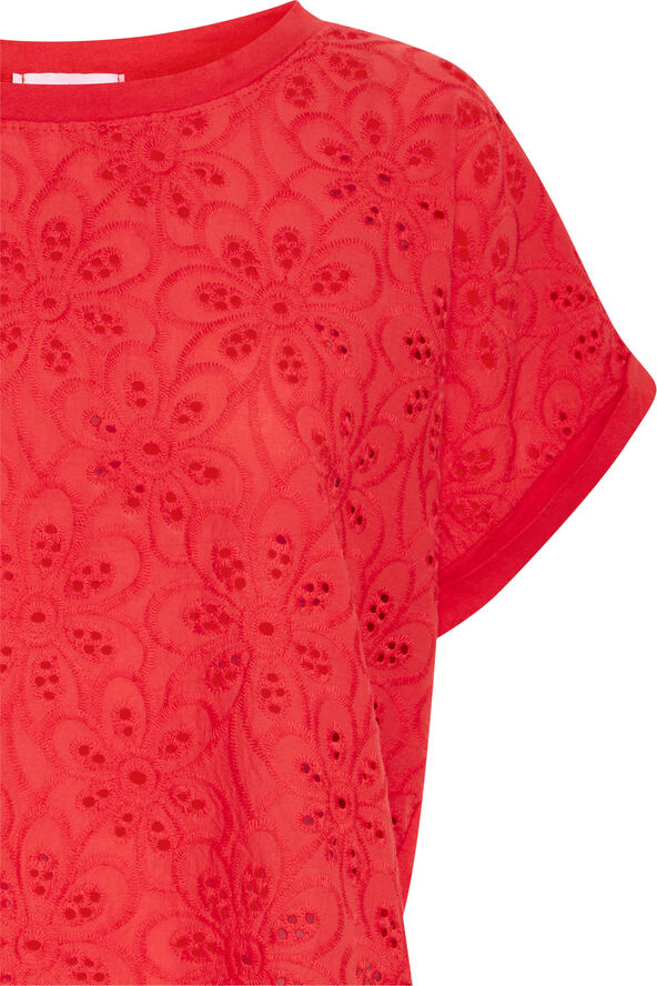 Sorbet SBJACEY FLOWER TEE Ribbon red