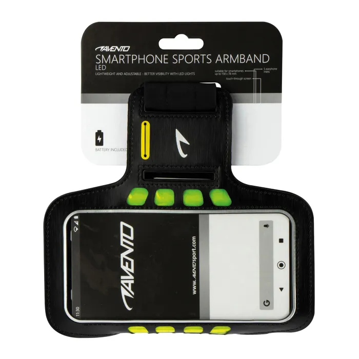 Avento Smartphone Sportarmband LED