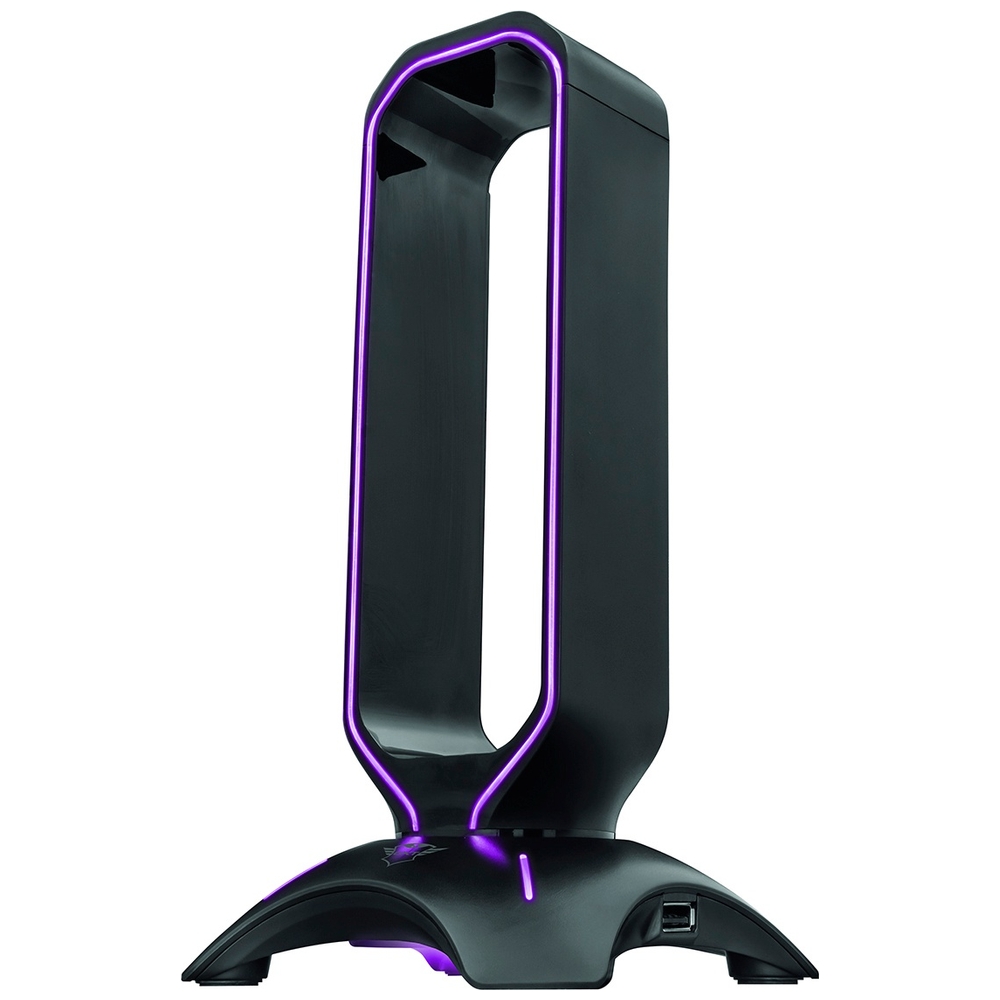 Trust GXT 265 Cintar RGB-beleuchteter Headset-Ständer mit zwei USB-Anschlüssen