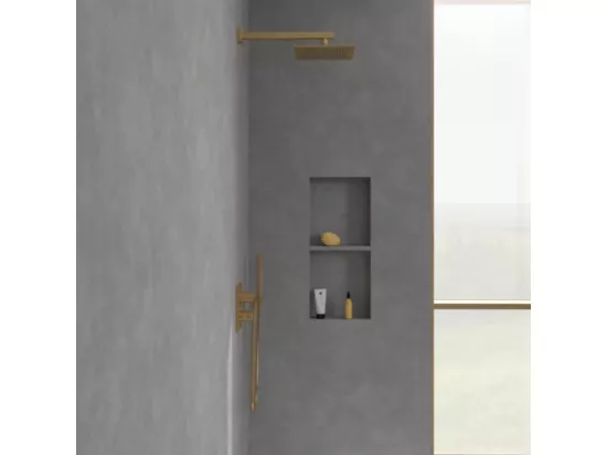 Douche de tête VILLEROY ET BOCH Universal rectangle Or brossé