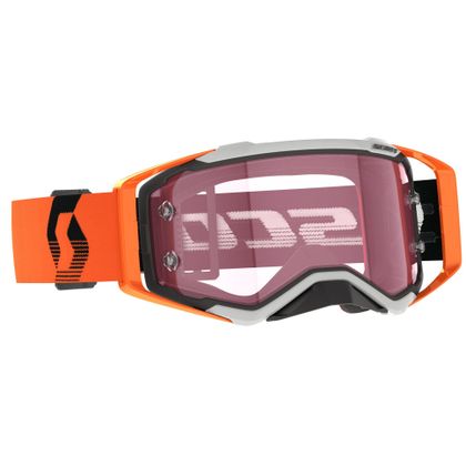 Masque cross Scott Prospect AMP grey/orange rose works 2024 - Gris / Orange