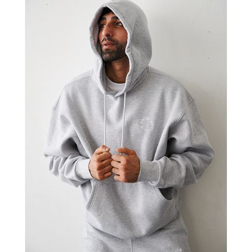 7 DAYS Active Organic Regular Hættetrøje, Heather Grey, M