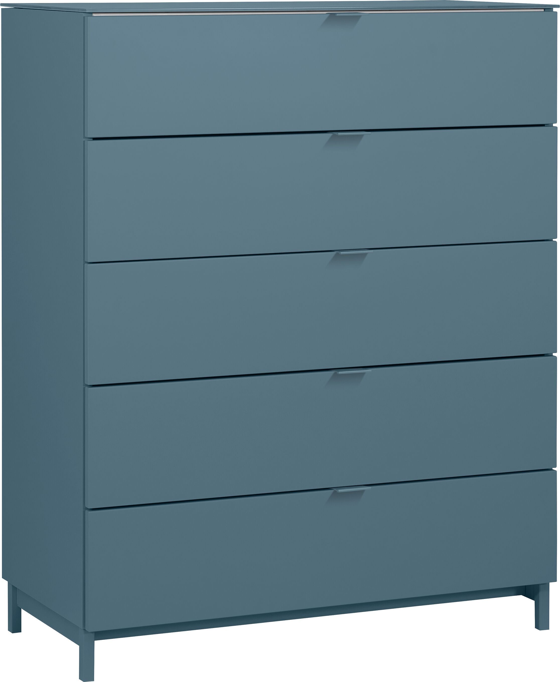 TILL Kommode - Dunkelblau / B: 84.0 cm x T: 41.0 cm x H: 106.0 cm