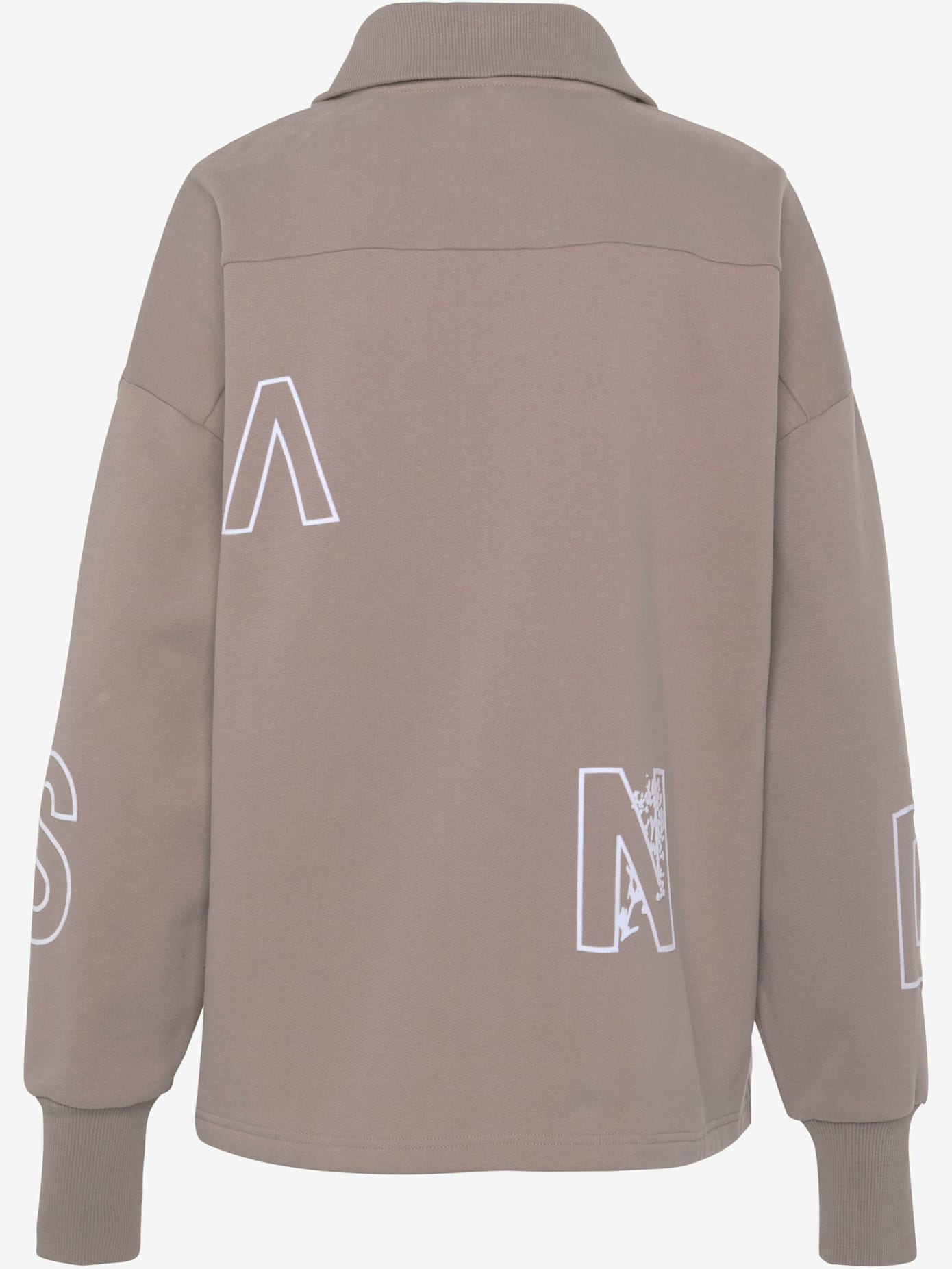 Sweat-shirt glissière au col