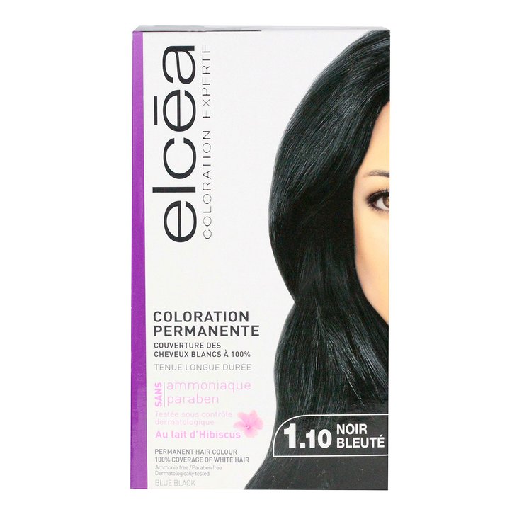 Coloration permanente couleur 1.10 noir bleuté