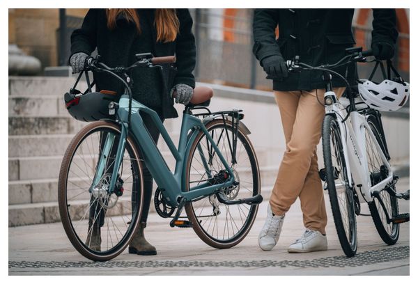 Vélo électrique Vadrouilleur 21.1 - Full carbone - Autonomie 100Km - Bleu