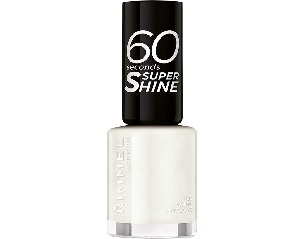 Verniz 60 Seconds 703 White Hot Love Rimmel un