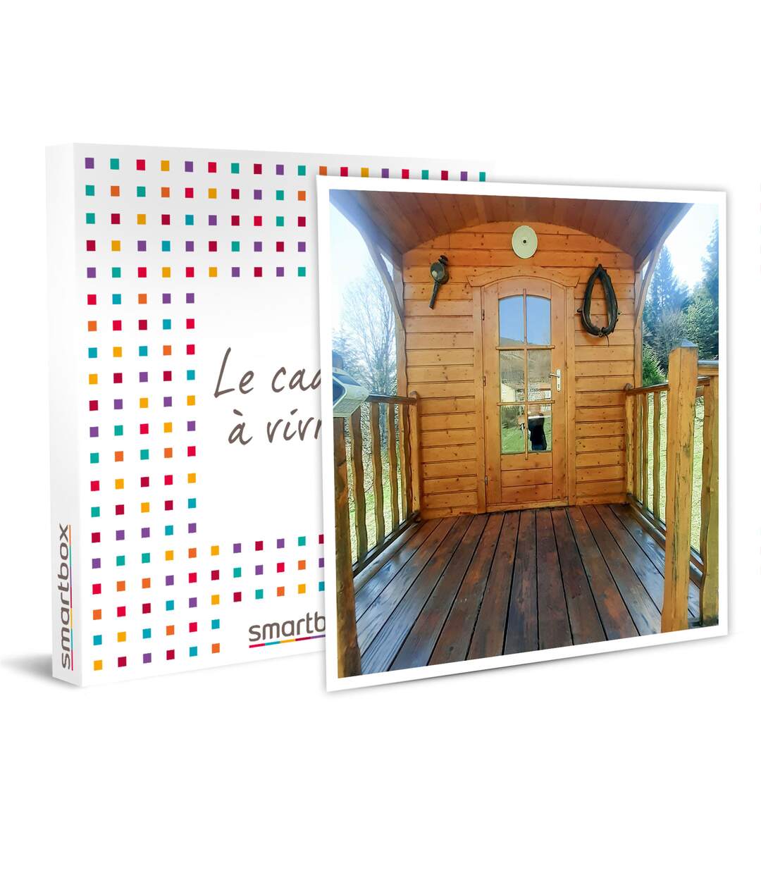 SMARTBOX - 2 jours en famille dans une roulotte d’une auberge au Parc régional du Pilat - Coffret Cadeau Séjour