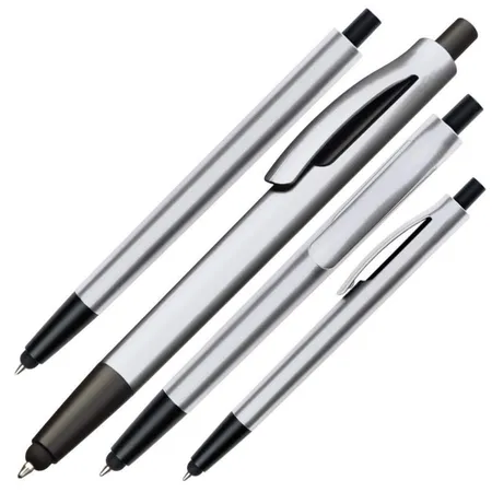 Easy Gifts 10 Touchpen Kugelschreiber / Farbe: silber