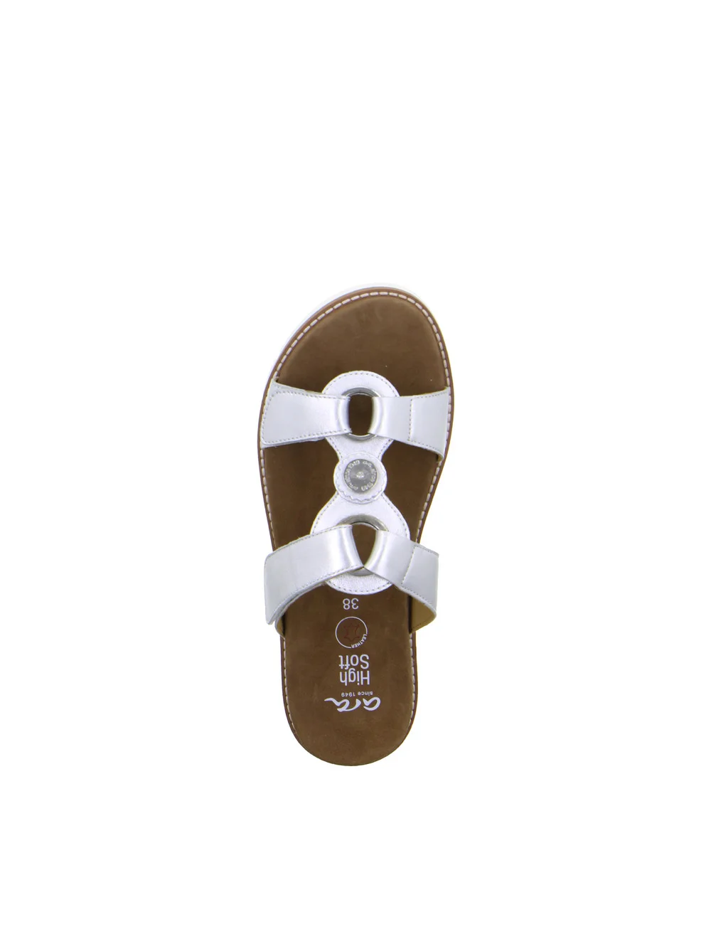 Pantolette Kent-Sport silber