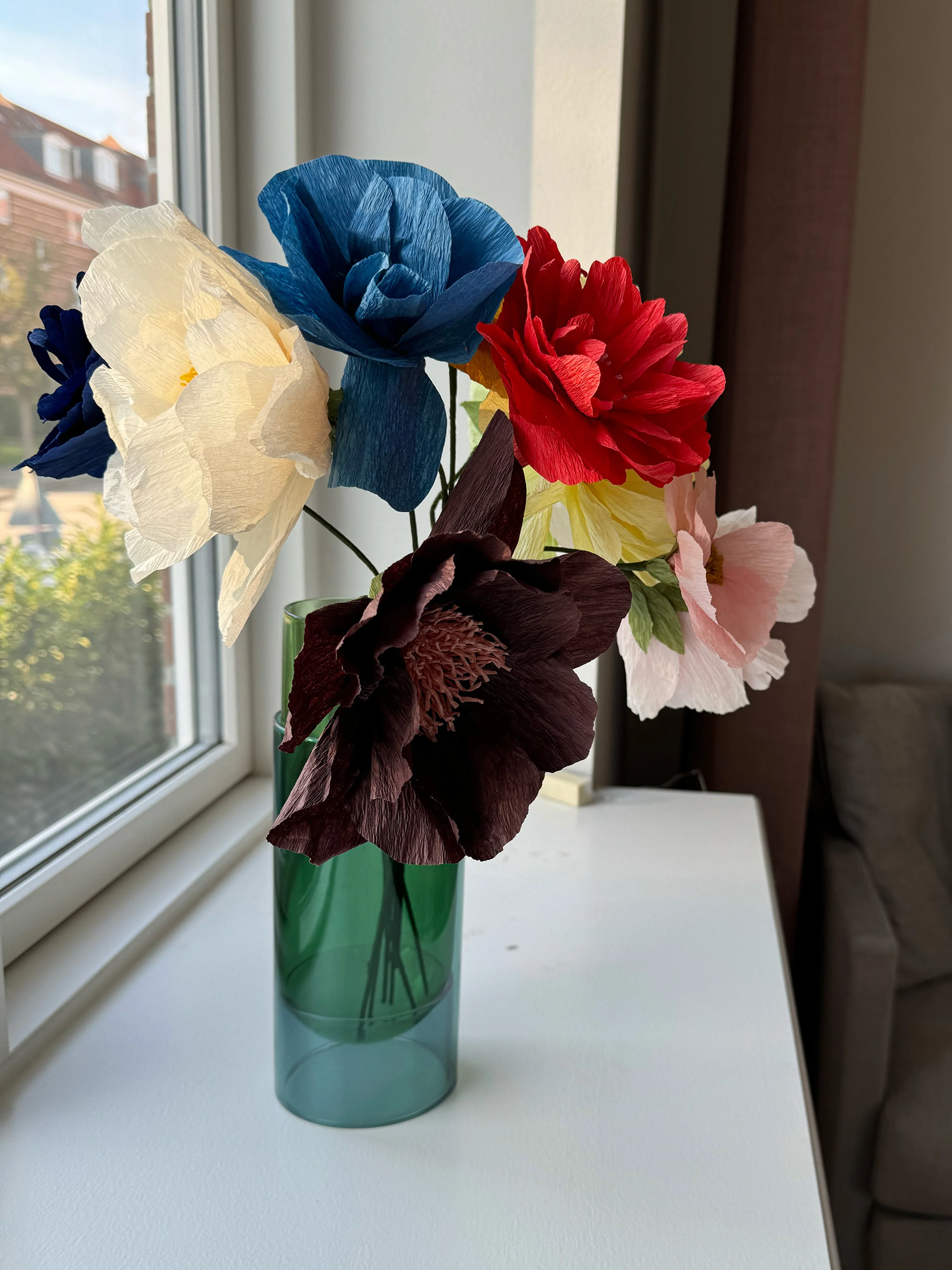 Handgemaakte kunstbloem Veggie Rose