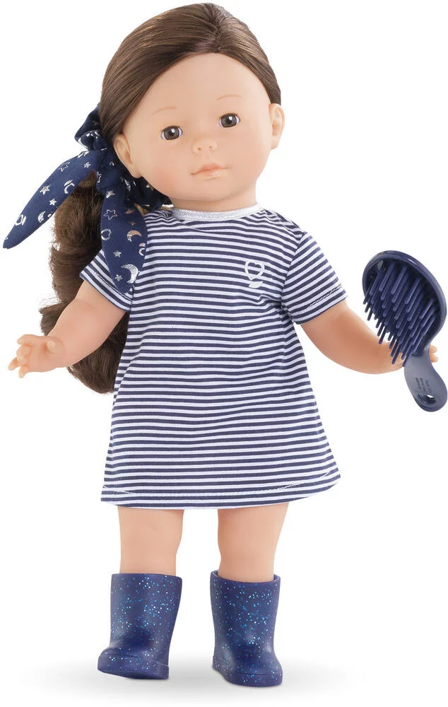 MA COROLLE - COFFRET ROBE RAYEE ET ACCESSOIRES - VETEMENT POUR POUPEE - COROLLE VETEMENTS