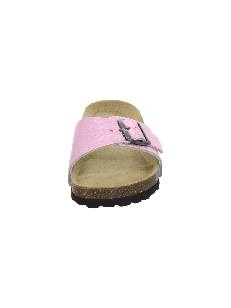 modische Pantoletten Damen rose Lack