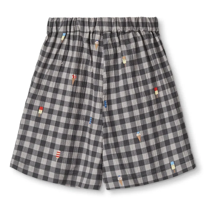 Fliink Short Polar Vichy | Gris anthracite