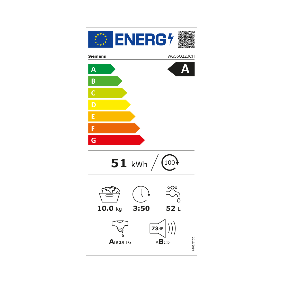 Siemens WQ33G291CH 8kg & WG56G2Z3CH 10kg Waschturm