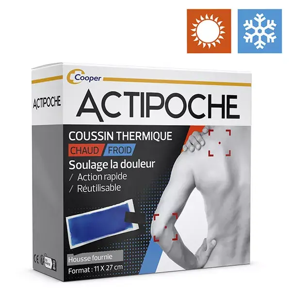 Almofada térmica Actipoche para contraturas musculares, modelo em gel médio