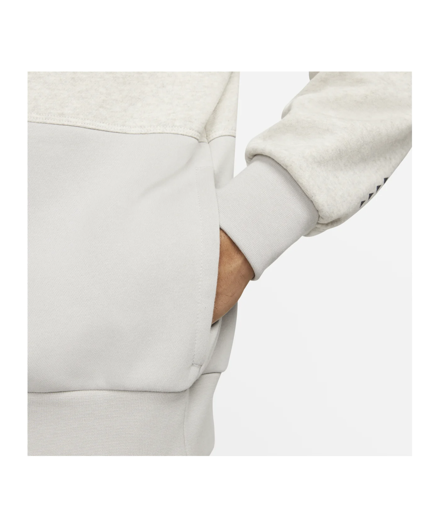 Nike Air Brushed-Back Fleece Hoody Grau F012