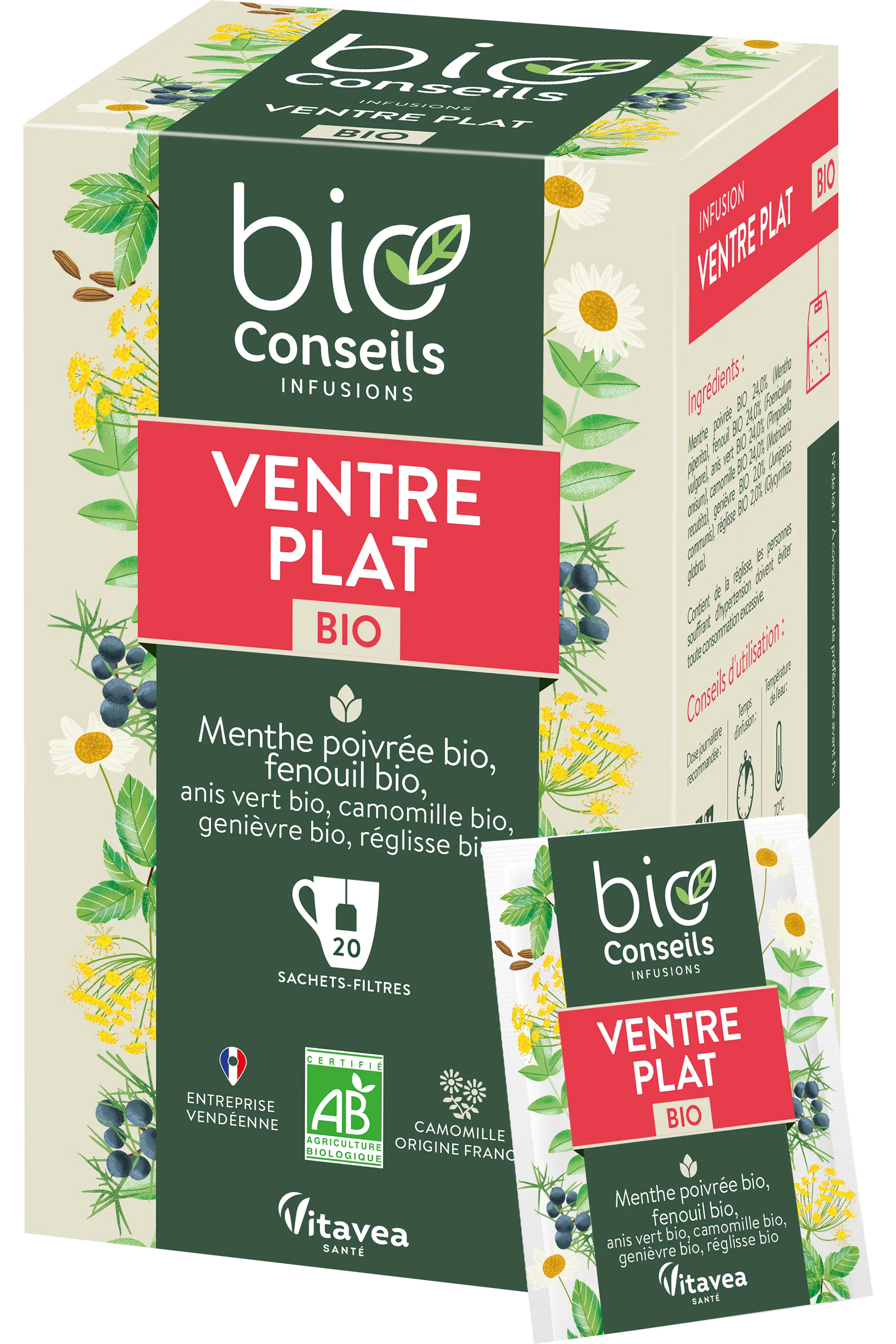 BIO CONSEILS Infusion ventre plat Bio-32 g