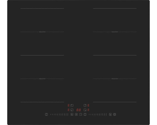 Frameloze inductiekookplaat PKM 59 x 52 cm 4 inductiekookzones IN4-2FZSA
