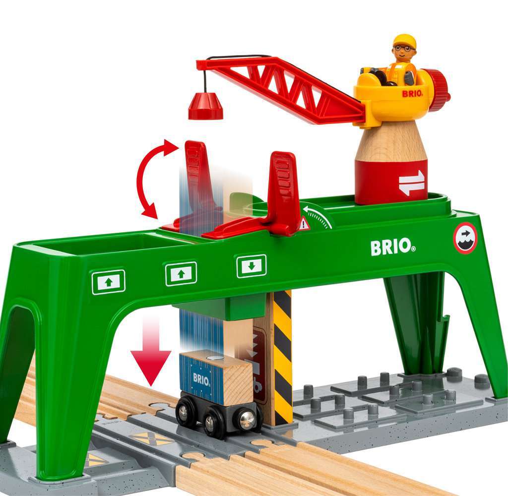 BRIO Spiel Bahn Verlade-Terminal