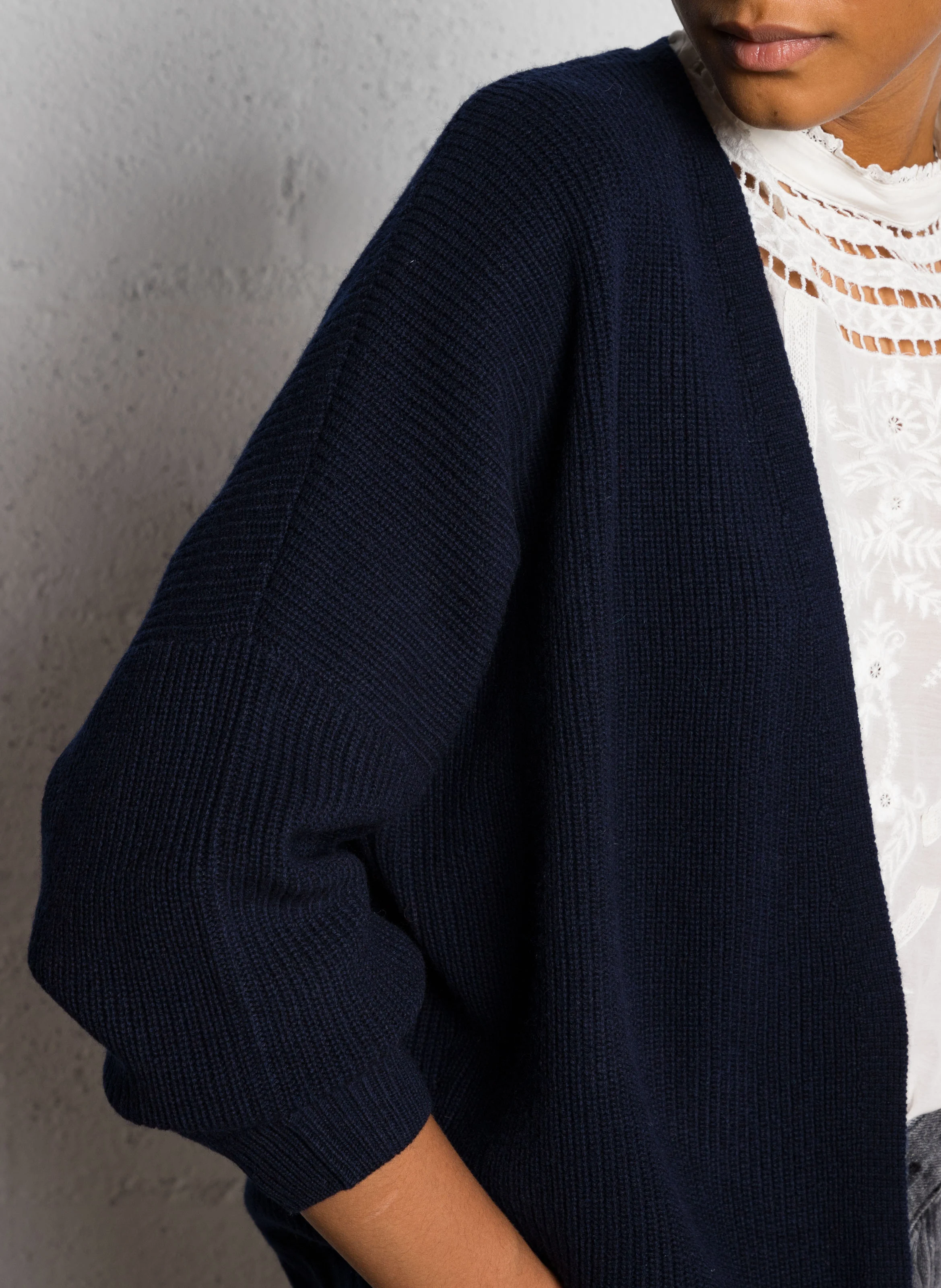 ARNOLDE - Gilet en laine | Bleu
