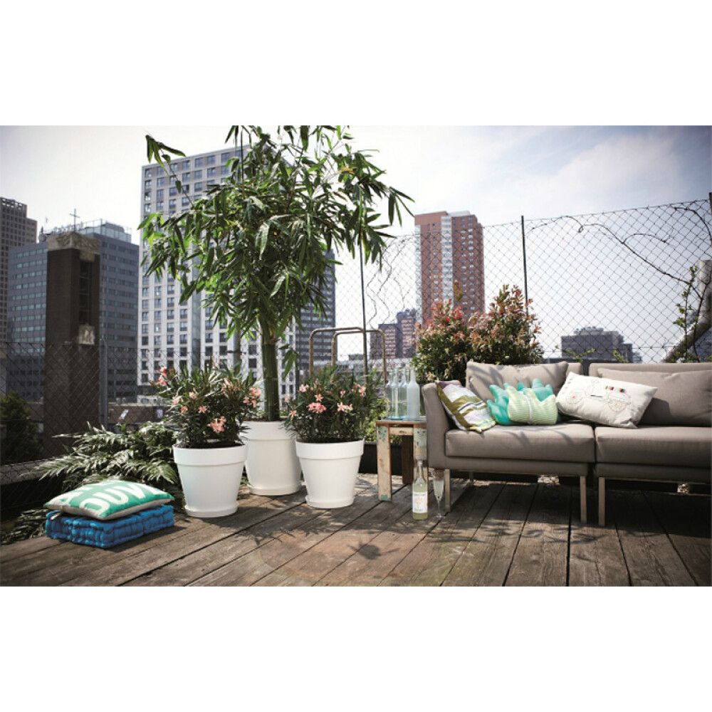 UTEPOTTE ELHO LOFT URBAN ROUND 3L 18X20CM HVIT