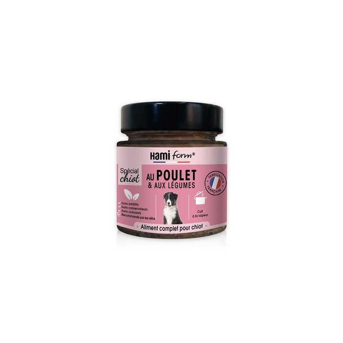 Les cuisinés pour chiot - Pâtées au poulet - Lot de 6 x 250 g