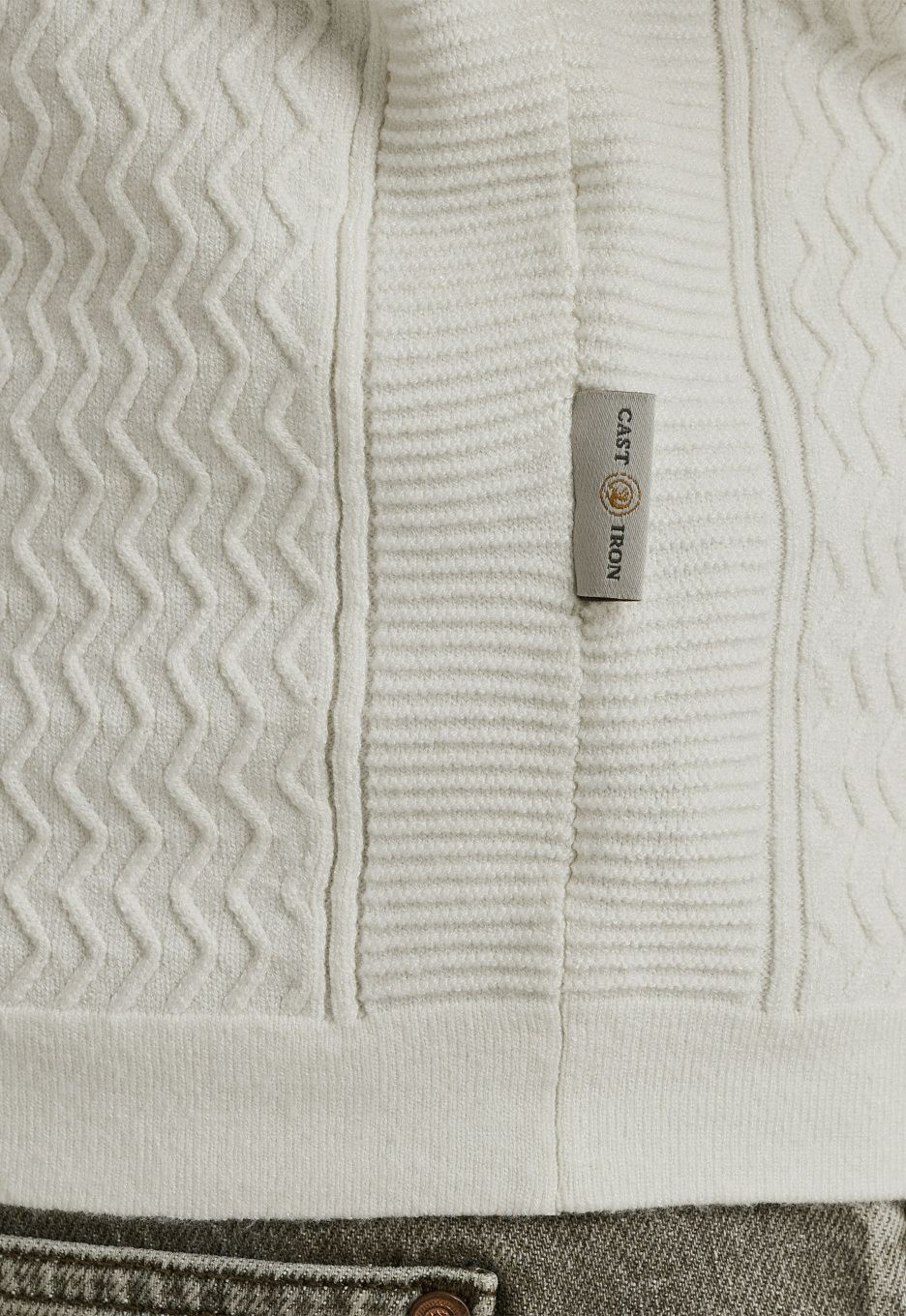 Cast Iron Half Zip Trui