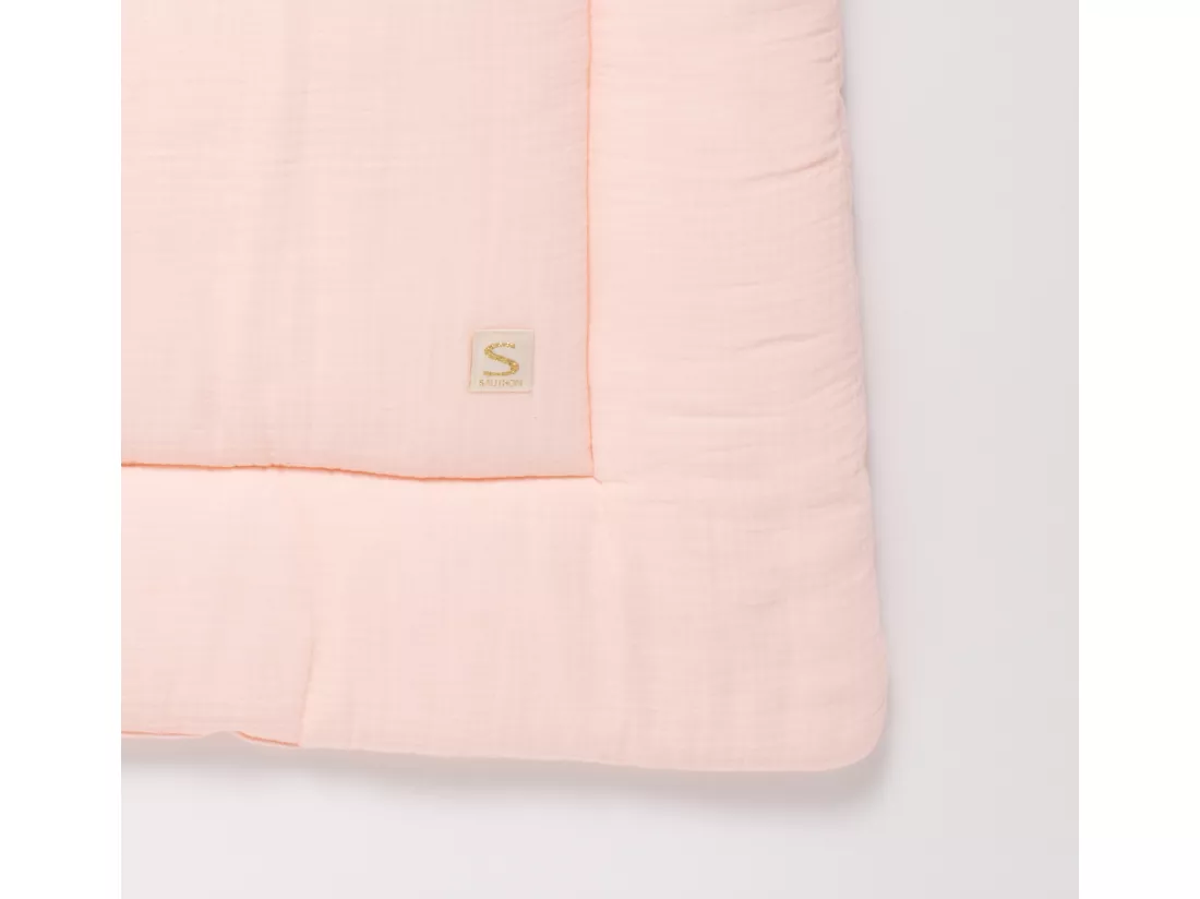 Grand tapis de jeu en double gaze de coton