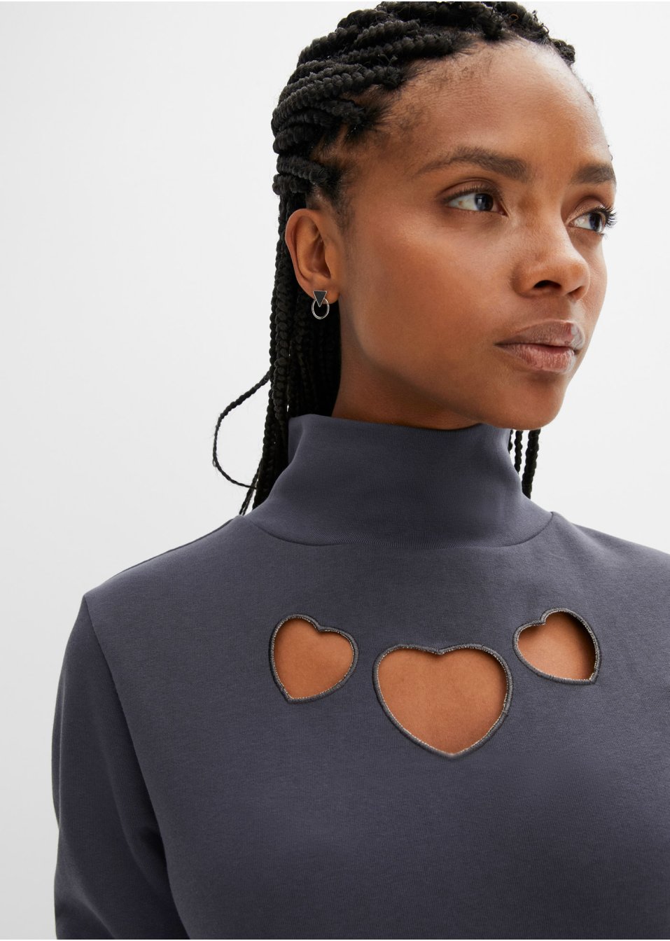 Robe sweat avec découpes