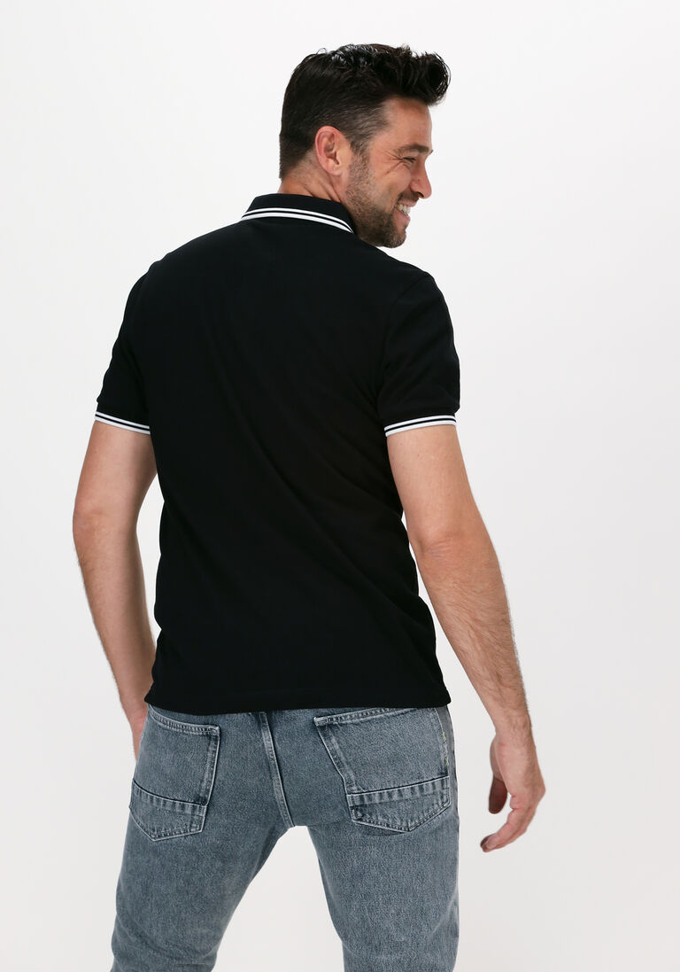 FRED PERRY zwarte fred perry polo twin tipped fred perry shirt