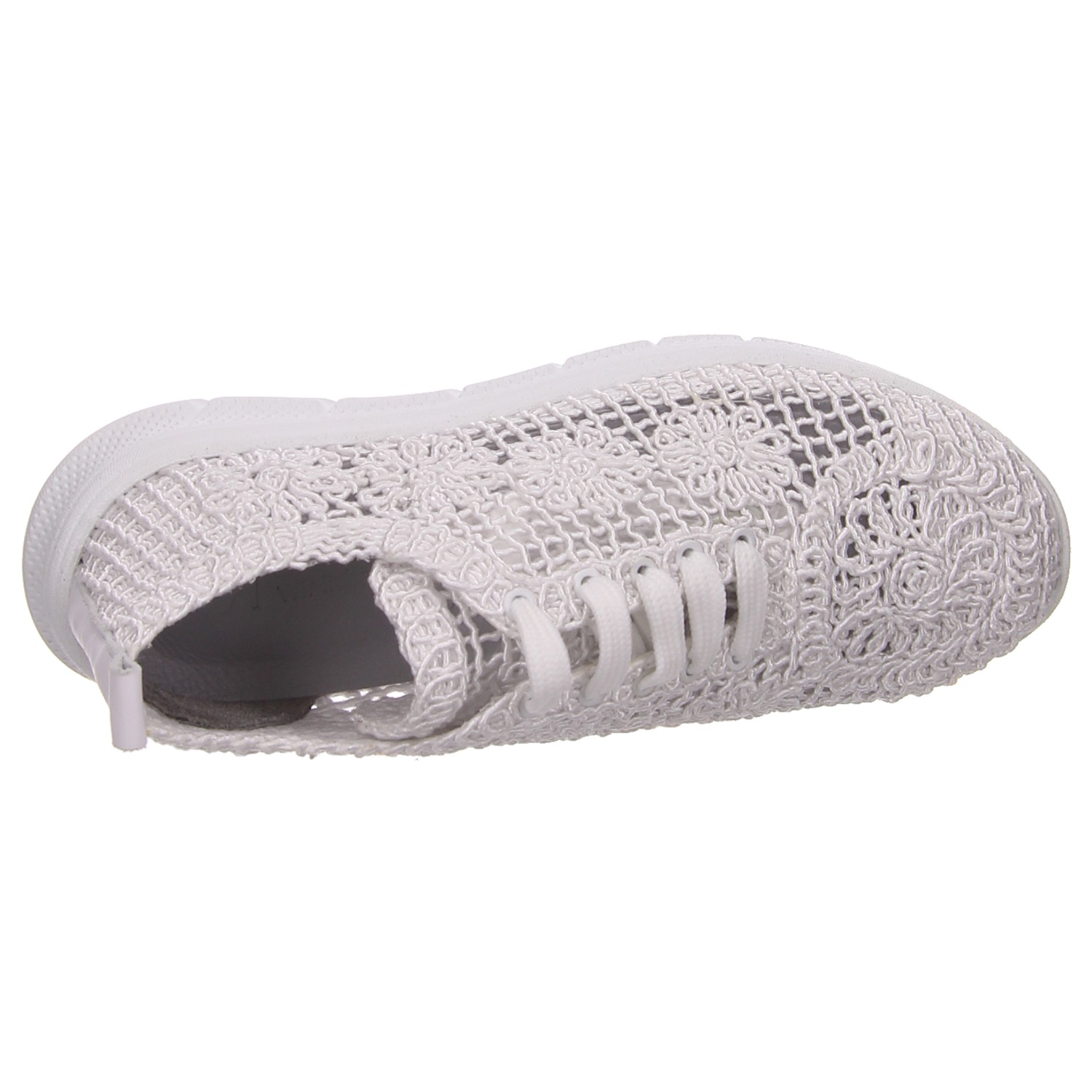 elbandi Halbschuh weiß weiss/weiss kombi