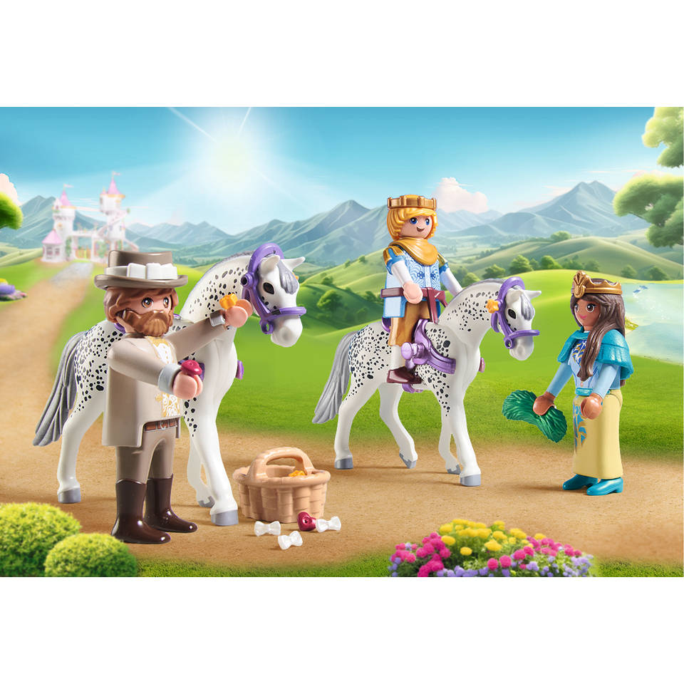 PLAYMOBIL Princess Magic koetsrit met prins en prinses 71846