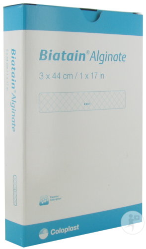 Coloplast Biatain Alginate SeaSorb Pansement 3x44cm Pièces 3 (3740/1)
